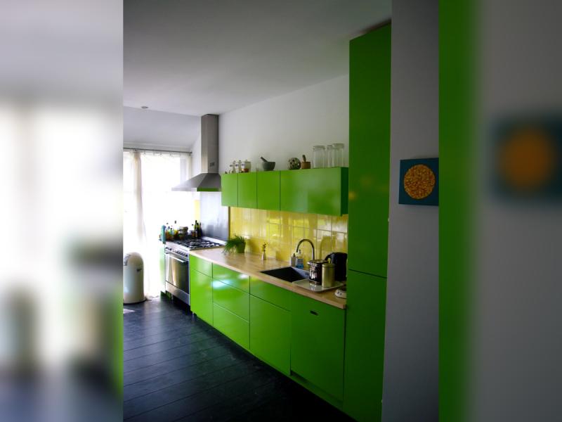 Keuken groen/geel